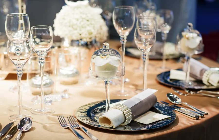 Wedding Table Setup